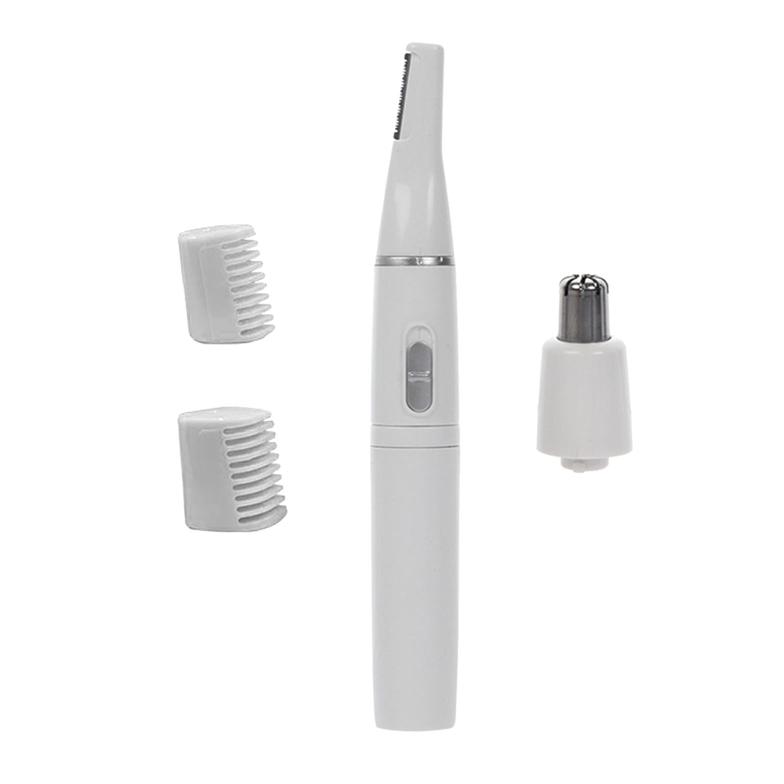 Magideal - Recortador De Cejas, En Uno, Cuchillas Indoloras Lavables De Fácil Limpieza De Material Acero Inoxidable Multifunción Para Viajes, Limpieza Facial, Hogar, - Blanco