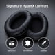 thumbnail image 3 of Cloud Stinger - Auriculares para juegos, ligeros, cómodos, con espuma viscoelástica, micrófono con cancelación de ruido giratorio para silenciar, compatibles con PC, PS4, PS5, Xbox One, Xbox Series X|, 3 of 7