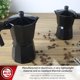 thumbnail image 2 of Cafetera Moka Magefesa Kenia Noir 140 ml 3 tazas, 2 of 5