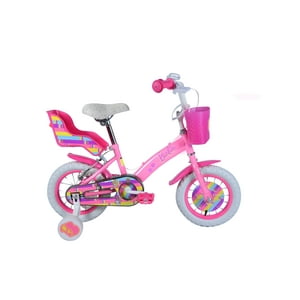 Bicicleta Barbie 12 Rosado