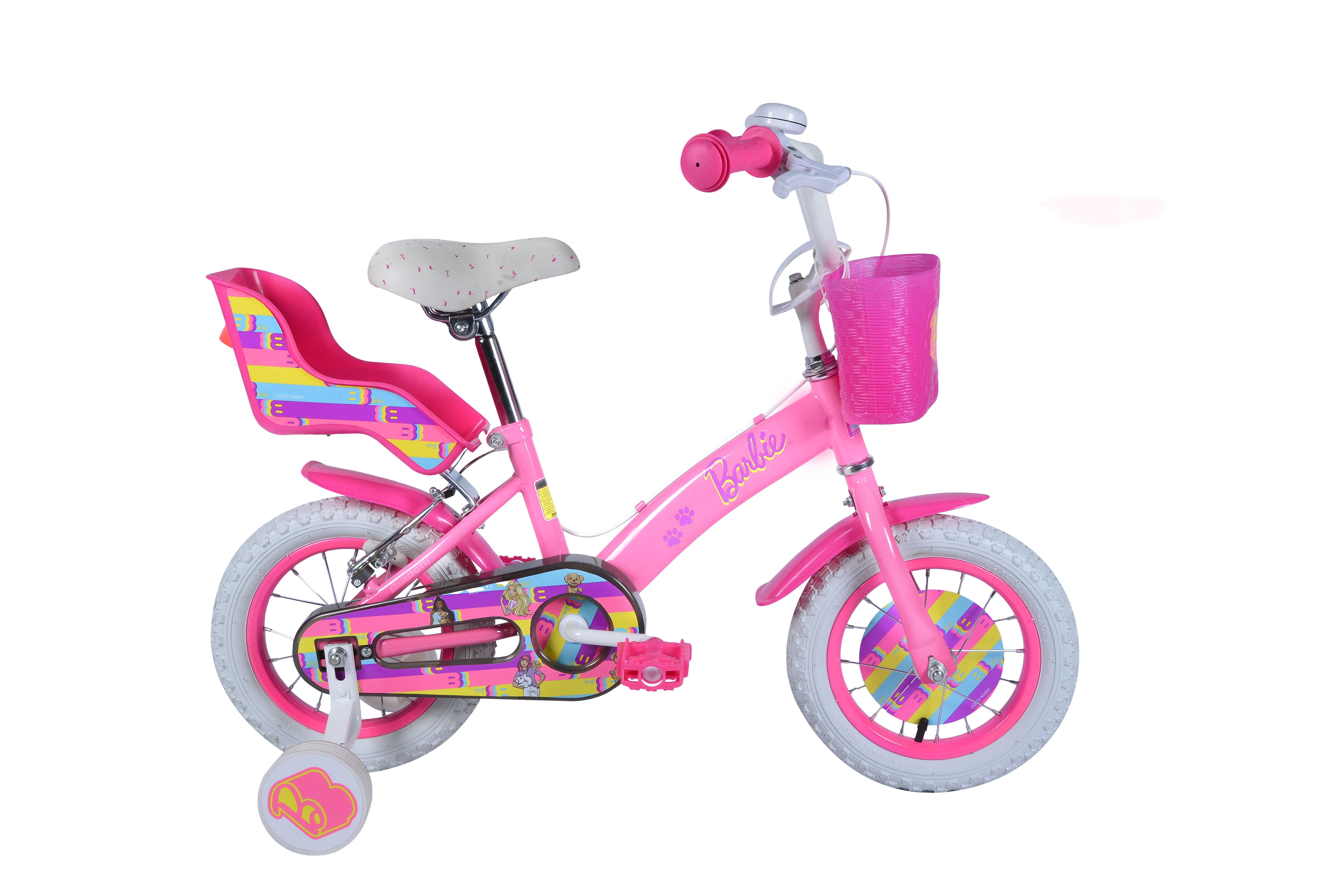 Bicicleta Barbie 12 Rosado