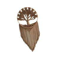 Magideal - Tapiz Bohemio Colgante De Pared De Macramé De Árbol, Decoración De Pared Sobre Cama, Guardería, Accesorio Hecho A Mano Para Apartamento, Ventana, Deco