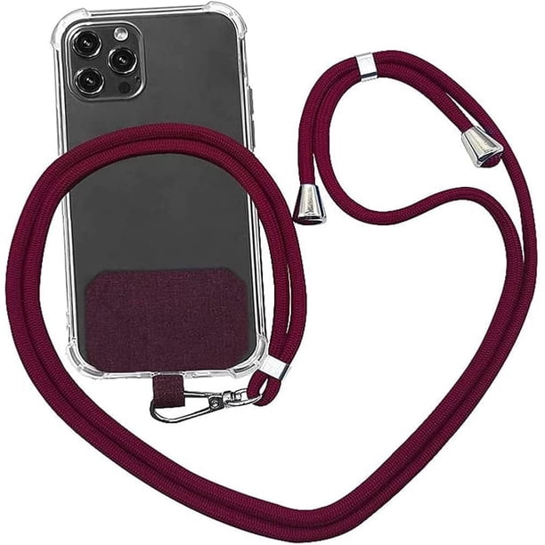 Cordón para teléfono, correa para el cuello y correa para la muñeca, llavero universal para funda de teléfono, compatible con todos los teléfonos inteligentes.