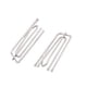 thumbnail image 5 of Uxcell Ganchos de Pliegue para Cortina de Ventana de Acero Inoxidable Plateado 25 piezas, 5 of 5