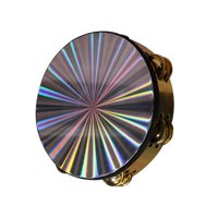 Magideal - Tambor Pandereta Percusión De Madera Juguete Educativo Tambor De Mano Robusto Práctico Portátil Profesional Para Danza Rendimiento De Vacaciones Niños 8 Pulgadas Estilo B