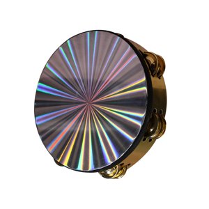 Magideal - Tambor Pandereta Percusión De Madera Juguete Educativo Tambor De Mano Robusto Práctico Portátil Profesional Para Danza Rendimiento De Vacaciones Niños 8 Pulgadas Estilo B