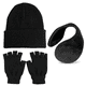 thumbnail image 2 of Set Invierno Gorro Beanie + Guantes De Lana + Orejera Polar, 2 of 5