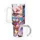 thumbnail image 3 of Pato Donald: Marinero Vaso aislado de acero inoxidable con asa, diseño temático, regalo para familia, amigos y fans; incluye pajita y encaja en el portavasos estándar, 40 oz, 3 of 6