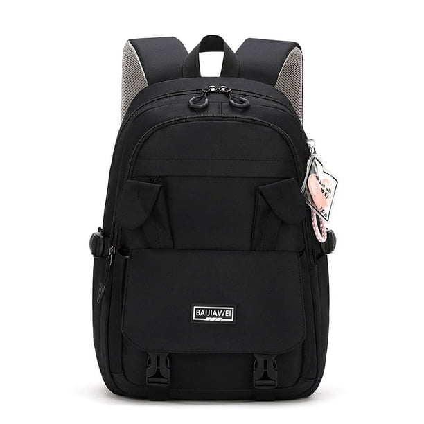 Teenage Girls Rabbit School Bags Large Capacity Black Multifunctional College Middle High Student Schoolbag Backpacks Women 2023