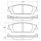 thumbnail image 2 of Pastillas Freno para auto Cadillac Escalade 2007-2014 Delantero, 2 of 4