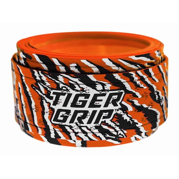 Cinta de agarre para bate Tiger Grips 0.5 mm Bengal (Naranja/Negro)