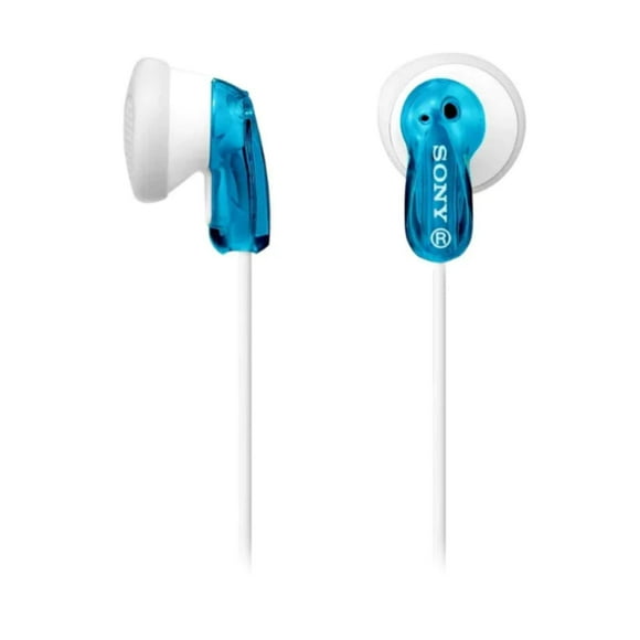 Audifonos De Tapon Jack 3.5mm Azul Mdr-e9lp