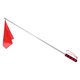 thumbnail image 5 of Bandera De Entrenamiento Para Caballos, Ligera, De Alta Visibilidad, Telescópica, De Mano, Color Rojo Y Negro, 5 of 5