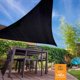 thumbnail image 2 of Toldo Vela Triangular Negro + Kit Instalación, 2 of 3
