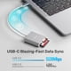 thumbnail image 4 of Lector de tarjetas SD USB C Unitek de 3 ranuras USB 3.0 tipo C - Gris, 4 of 8