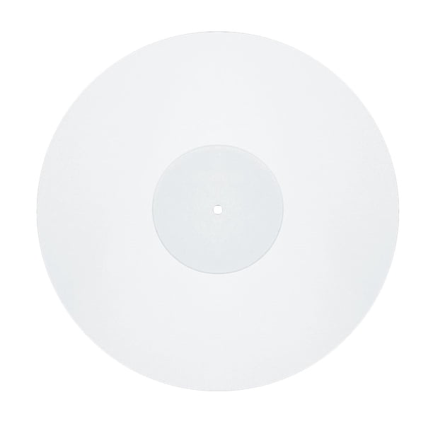 Alfombrilla Acrílica Para Tocadiscos De 12 ", Alfombrilla Para Tocadiscos Para Reproductores De Discos De Vinilo, Color Blanco