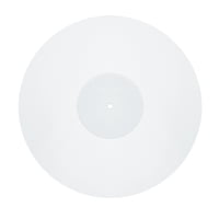 Bothyi - Alfombrilla Acrílica Para Tocadiscos De 12 "", Alfombrilla Para Tocadiscos Para Reproductores De Discos De Vinilo, Color Blanco