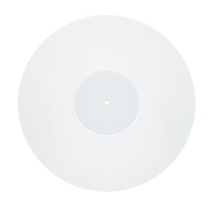 Bothyi - Alfombrilla Acrílica Para Tocadiscos De 12 "", Alfombrilla Para Tocadiscos Para Reproductores De Discos De Vinilo, Color Blanco