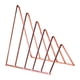 thumbnail image 1 of Organizador De Sujetalibros, Clasificador De Carpetas De Archivos, Oficinas, Extremo De Libro, Escritorio, Estantería Triangular, Dorado Rosa, 1 of 3