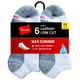 thumbnail image 3 of Medias Hanes Max Cushion Corte Bajo Paquete de 6 Blanco/Gris Talla 6-12, 3 of 3