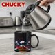 thumbnail image 2 of Taza de cerámica Silver Buffalo 568 ml con revelado por calor – Chucky, 2 of 5