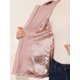 thumbnail image 5 of INSPIRE CHIC Abrigo Duffle con Cierre de Cremallera para Mujer, Anorak con Capucha Recortada, M Rosa, 5 of 6