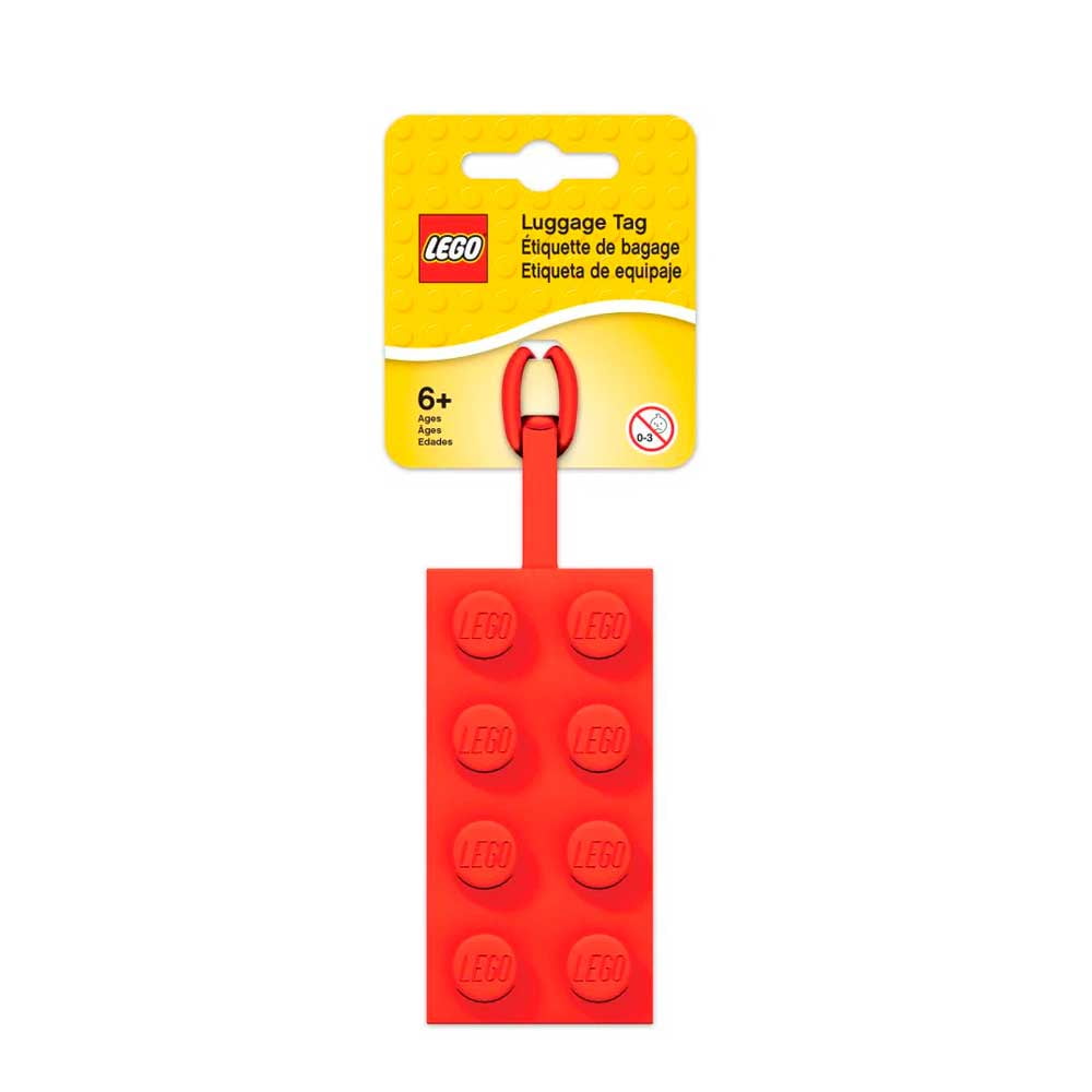 Lego - Etiqueta De Bolsa Iconic Bag Tag 2x4 Red