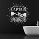 thumbnail image 2 of Decomural Work Like A Captain Play Like A Pirate WS-46298, 2 of 2