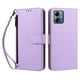 thumbnail image 1 of Funda Tipo Billetera para Motorola Moto G Play 2025 con Soporte y Bolsillo con Cierre Morado, 1 of 1