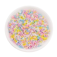 Xusx111 - 500G Resina Falsos Rociadores Falsos Rociadores De Caramelo Rociadores De Arcilla Rociadores De Polímero Rodajas De Arcilla De Polímero Para Arte De Las Uñas Bricolaje Artesanías Del Caso De