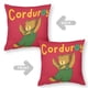 thumbnail image 2 of Corduroy Fundas de almohada de terciopelo con tema, regalos de funda de almohada, decoración para el hogar, cojín de lanzar, regalo de cumpleaños para fans y parejas.61*61cm., 2 of 6