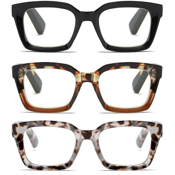 Lentes de lectura LOUOL HCB Oprah Style Square +1.25 para mujer