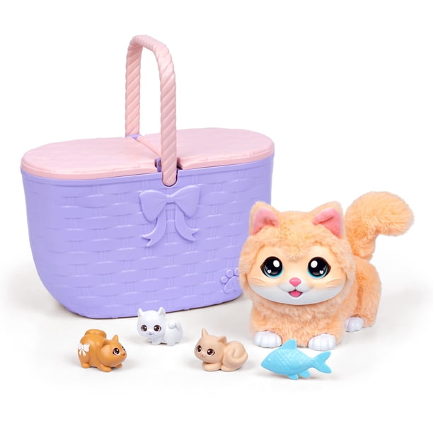 Figura de Peluche Little Live Pets Mamá con Gatitos Sorpresa