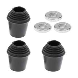 Magideal - 3 Piezas De Patas De Tom De Piso, Soporte De Pies De Tambor Antideslizante, Instrumento De Percusión Ligero Profesional, Accesorios De Instrumentos De