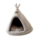 thumbnail image 4 of Nido Para Gatos Semicerrado, Suave Para Gatos O Perros Pequeños, Cama Para Gatos, Cueva Para Gatos, Gris, 4 of 5