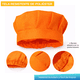 thumbnail image 4 of Set Delantales Cocina Infantil Gorro Mangas Protectores Chef, 4 of 6