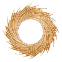 Bothyi - Espejo Redondo Moderno Para Colgar En La Pared Espejo De Maquillaje Para Decoración Del Hogar Aureate