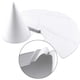 thumbnail image 4 of Gorros de fiesta Weoxpr, papel blanco, 40 unidades, para niños y adultos, 4 of 6