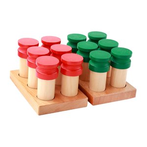 Magideal - Botellas Con Olor Montessori, Juguete De Aprendizaje Sensorial Para Niños, Entrenamiento De Olfato, Material Didáctico Sensorial Portátil Para El Aula