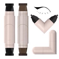 Set De Sellos Delineadores De Ojos Bekoeen, Lápiz De Gel Marrón Y Negro, 2 Unidades