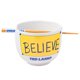 thumbnail image 1 of Tazón de Ramen Silver Buffalo 567 ml Ted Lasso "Believe" con palillos, 1 of 8