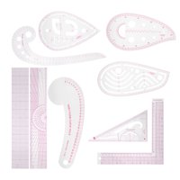 Juego De 9 Reglas Multiusos Para Ropa, Regla De Corte Con Forma De Curva, Plantilla De Dibujo Para Costura Y Sastrería