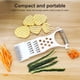 thumbnail image 2 of Universal Cucumber Carrot Slicer, Garlic Graters Potato Peeler Fruit Vegetable Tools, Kitchen Gadget, 2 of 4