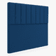 thumbnail image 1 of Respaldo De Cama 2 Plazas Azul Turin, 1 of 3