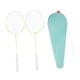 thumbnail image 1 of Juego de Raquetas de Bádminton Luminosas, Raqueta de Bádminton con Mango Antideslizante de Aleación de Acero, Juego de Entrenamiento para Principiante Amarillo, 1 of 5