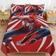 thumbnail image 2 of Spidey With Great Power 3 Piece Sets Full/Queen Size - Reversible Microfiber Quilts with 2 Shams Soft Lightweight Bedspread Coverlet Comforter for All Season Bed Sheets, 2 of 5