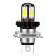 thumbnail image 4 of Bombillas Para Faros Delanteros De Motocicleta LED Hi Lo Haz 6000K Blanco H4, 4 of 5