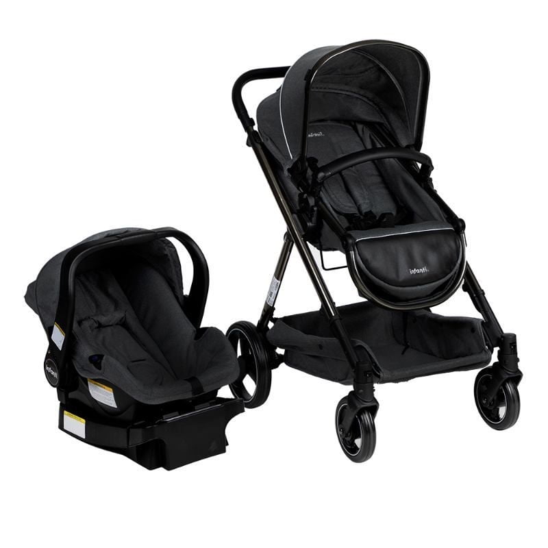 Infanti - Coche Bebé Travel System Andy Gris Oscuro
