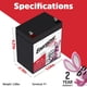 thumbnail image 2 of Batería recargable Energizer EN5-12 12V 5Ah AGM, 2 of 7