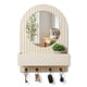 thumbnail image 1 of Repisa con Espejo Organizador Soporte de Pared para Llaves, 1 of 6